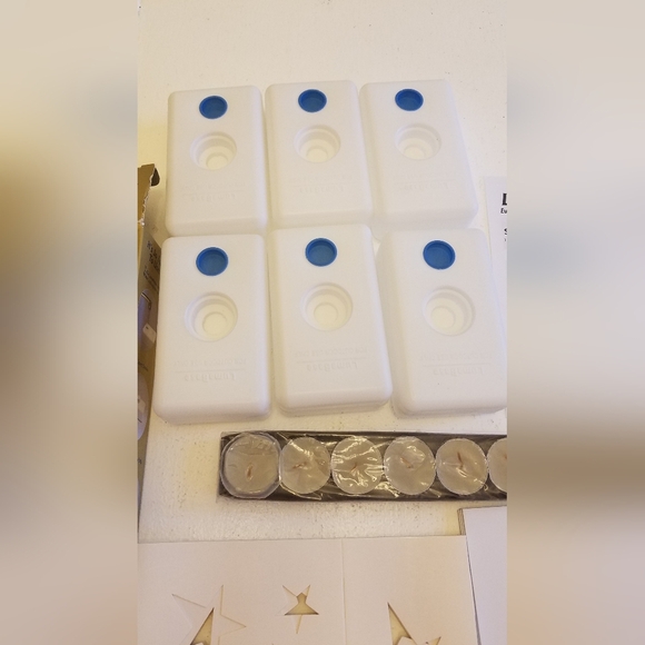 NIB Complete Luminaria Kit 6 Walkway Lanterns Outdoor Candke Holder 24 PC Kit - Picture 5 of 12